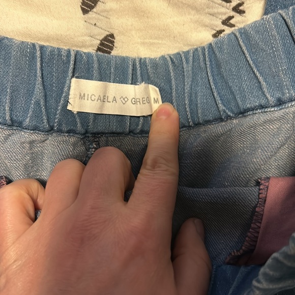 Micaela Greg Barrel Pant Mid-blue - Picture 3 of 7